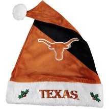 NCAA Texas Longhorns Season Spirit Gold &amp; Black Basic Santa Hat by FOCO - £27.86 GBP