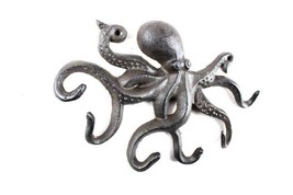 [Pack Of 2] Cast Iron Octopus Hook 11&quot; - £45.05 GBP