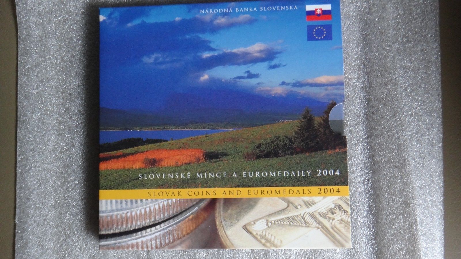 Primary image for SLOVAKIA ORIGINAL COIN SET 2004 AND WITH EURO PROBE SET IN NICE MINT FOLDER RARE