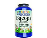 180 Capsule 900mg Bacopa Monnieri Leaf Extract Memory Focus Support Pill - £14.19 GBP
