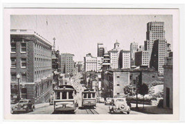 Cable Car Streetcar Trams San Francisco California postcard - £4.67 GBP
