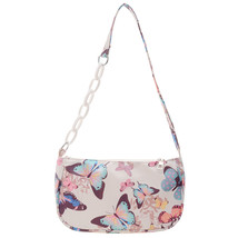 Casual Pure Color Handbag Purse Retro Nylon Women Butterfly Zebra Cow Print Shou - £18.88 GBP