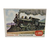 VTG 1955 Topps Rails and Sails Locomotive 999 New York Central Railroad - £31.61 GBP