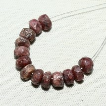 6.90cts Natural Ruby Faceted Rondelle Beads Loose Gemstone Size 4mm 13pcs - £3.51 GBP