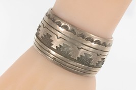 Stupefacente Navajo Herbert Taylor Argento Sterling Bracciale a Polsino - $531.72