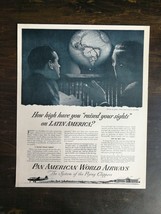 Vintage 1944 Pan American World Airlines Pan Am Full Page Original Ad 324 - $6.92