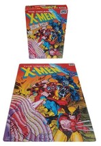 Vintage 1992 Marvel Uncanny x-Men 100 Pezzi Rosa Arte Puzzle Completo Cib - $13.59