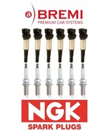 Six Bremi Ignition Coils w/NGK Spark Plugs BMW OE #&#39;s: 12138616153 / 121... - $5,501.64 MXN