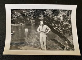 WW2 Photo Of USAF Serviceman Jamitson At Rio Vista Swimming Hole - £5.19 GBP