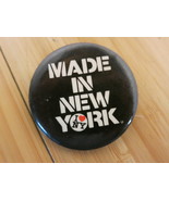 Vintage Made In New York I Love NY Pin Badge Pinback Lapel Punk Maker - $25.34 CAD