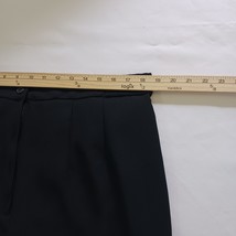 J.R. II Ltd Back Zipper Women's Black Polyester Skirt Size 16W Measured Waist 37 image 10