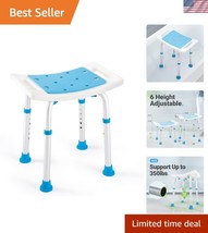 Elegant FSA/HSA Shower Stool: 350lbs Capacity, Adjustable Bath Chair for... - €33,65 EUR