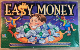 VTG Easy Money BOARD GAME By Milton Bradley 1996 Used Finance LOTTERY St... - $16.82
