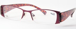 YOU&#39;S Lunettes 713 205 Profond Fuchsia / Violet Unique Lunettes 49-17-140mm - £85.14 GBP