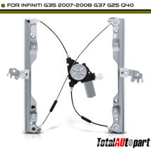 05-06 INFINITI G35 REAR LEFT DRIVER WINDOW REGULATOR MOTOR Q0087 image 14