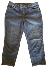 Duluth Trading Jeans Womens 10 Daily Stretch Denim Capris Blue Mid Rise ... - $19.58