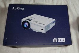 NIB Auking M8-F LED Mini Projector With Screen HDMI Remote Control Bundle - $119.99