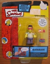 The Simpsons Database Plastic Talking Action Figure 2003 New - £11.68 GBP