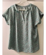 Lilbetter Women Blouse V Neck Short Kimono Sleeves Top Shirts Floral M P... - $16.82