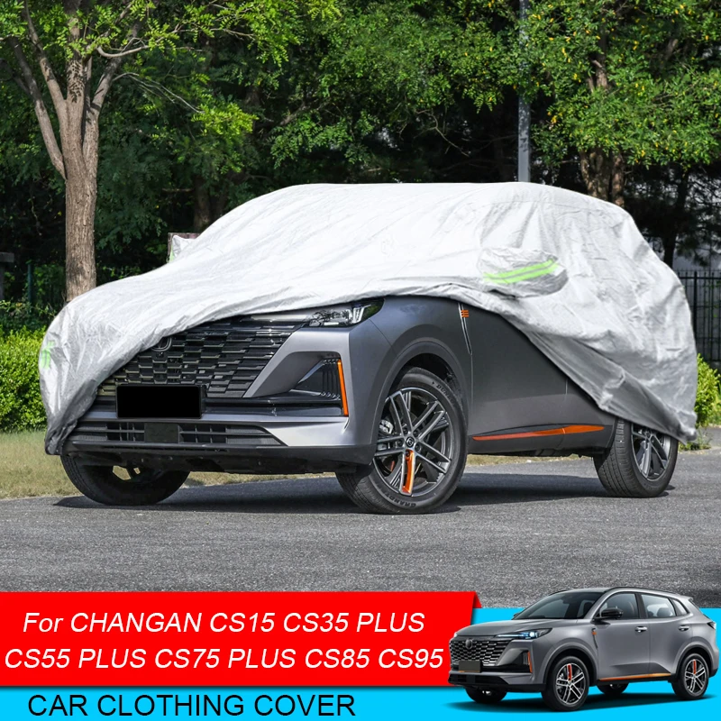 For Changan CS15 CS35 Plus CS75 Plus CS55 Plus CS85 CS95 Car Cover Polyester - £78.43 GBP