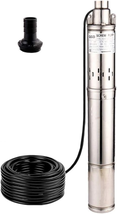 Submersible Deep Well Pump 3&quot; OD Pipe 1&quot; Outlet 0.75KW 1HP Stainless Ste... - €203,57 EUR