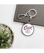 Custom Keychain Tag | Personalized Keyring Tag | Business Logo Employee ... - $14.99