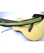 Adjustable Paracord Guitar Strap 2&quot; Wide for Base Acoustic Electric GREE... - $27.15 CAD