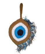 Rastogi Handicraft Eco-friendly - Naturel Handmade Blue Evil Eye Wall Ha... - $33.56 CAD
