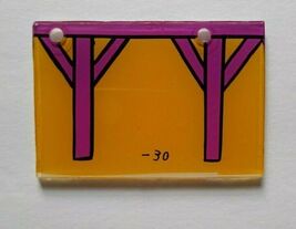 Data East Adventures Of Rocky And Bullwinkle Pinball Playfield Plastic P... - $10.52