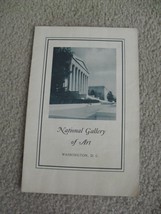 Vintage 1950 Booklet National Gallery of Art Washington DC - $21.78