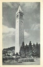 DB Postcard CA K321 Capanile University of California Berkeley Black White - £5.55 GBP