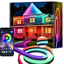 Neon Rope Lights - Flexible LED Rope Lights with App &amp; Remote Control, M... - £31.84 GBP+