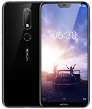 Nokia x6 4gb 64gb black 16mp fingerprint octa core 5.8&quot; android 4g smart... - £197.58 GBP