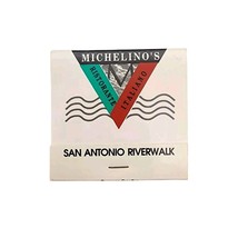 Matchbook Full Michelino&#39;s Italiano Ristorante San Antonio Riverwalk Texas - $9.20