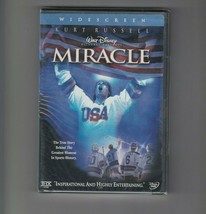 Walt Disney Miracle DVD 1980 Olympic Hockey Team Kurt Russell Widescreen - £8.37 GBP