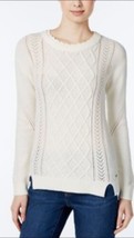 Tommy Hilfiger Women&#39;s Sweater Ivory Cable Knit Women&#39;s Sweater Size XXL... - £23.68 GBP