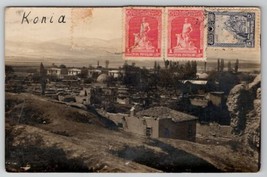 Konya Turkey Konia RPPC c1912 Birds Eye View Postcard A28 - £55.71 GBP