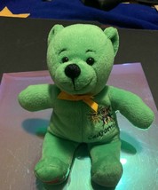 2004 Symbolz San Francisco California Green Teddy Bear Plush Stuffed 8&quot; ... - $4.00