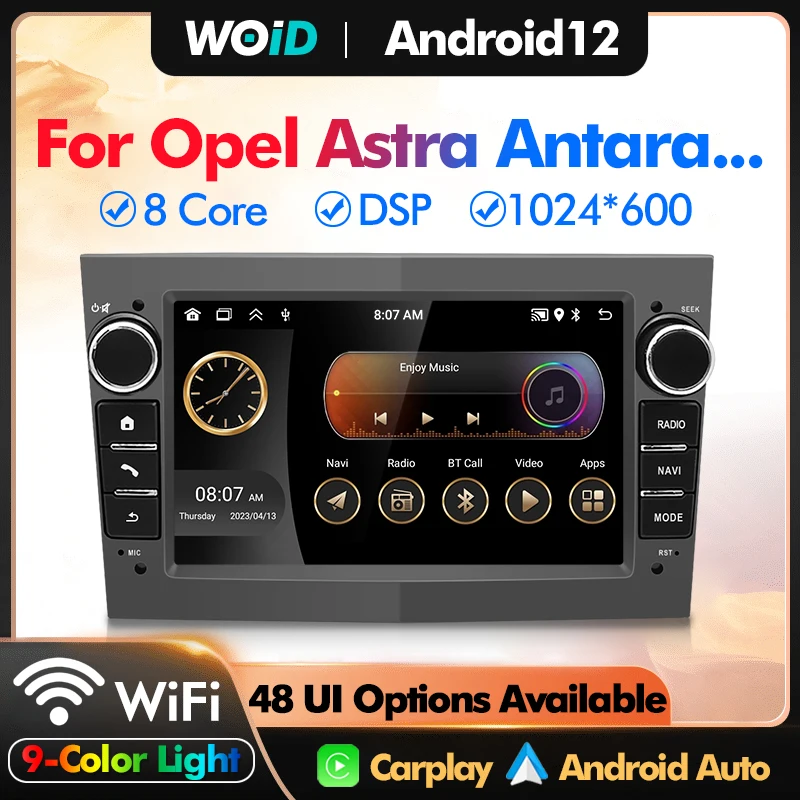 For Opel Astra Antara/Vectra/Corsa/Zafira/Vivaro/Tigra/Combo GPS Android... - £132.54 GBP+