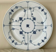 Royal Copenhagen Blue Fluted Plain Round Platter / Chop Plate 14 3/8&quot; - £154.92 GBP