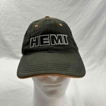 Dodge Ram HEMI Men&#39;s Baseball Cap Black Embroidered Text Hemi Adjustable - £12.37 GBP