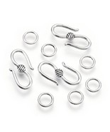S Hook Clasps Sets Antiqued Silver Bracelet Necklace Jewelry Supplies 6 ... - €5,15 EUR