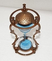 Antique Timer Brass &amp; Glass Sand Timer Hourglass Nautical Maritime Sand ... - £25.96 GBP