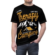 Unisex &quot;You Know... I Don&#39;t Need Therapy&quot; Graphic Tee - Yellow on Gray - £31.64 GBP+