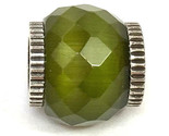 Authentic Brighton Faceted Glass Bead, J9242K, Green, New - $11.88