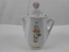 Precious Moments 1995 Teapot Shape Spice Jar Enesco DILL 4&quot; - £6.04 GBP