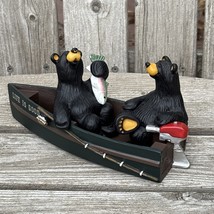 Bearfoots Bears Figurine Fishing Boat SS Goodlife Montana Sky Carvers Fl... - $645.27 MXN
