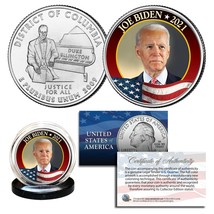 JOE BIDEN 46th President of the United States DC Statehood Quarter Updat... - $12.95
