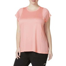 Calvin Klein Womens Performance Plus Size Pleated Back Heathered Top 2X - £43.28 GBP