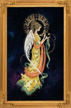 Complete Xstitch Kit HANAN, Deity of the Morning with handdyed opalescen... - $103.94+